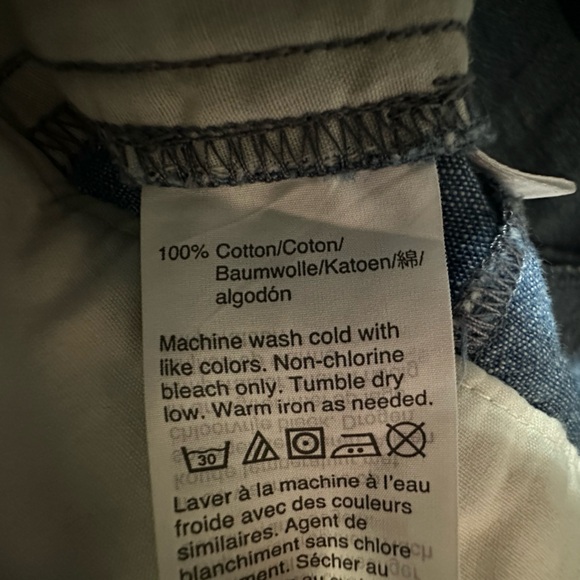 J. Crew Chambray Bermuda Shorts Flat Front Blue Women Size 0. - Picture 6 of 16